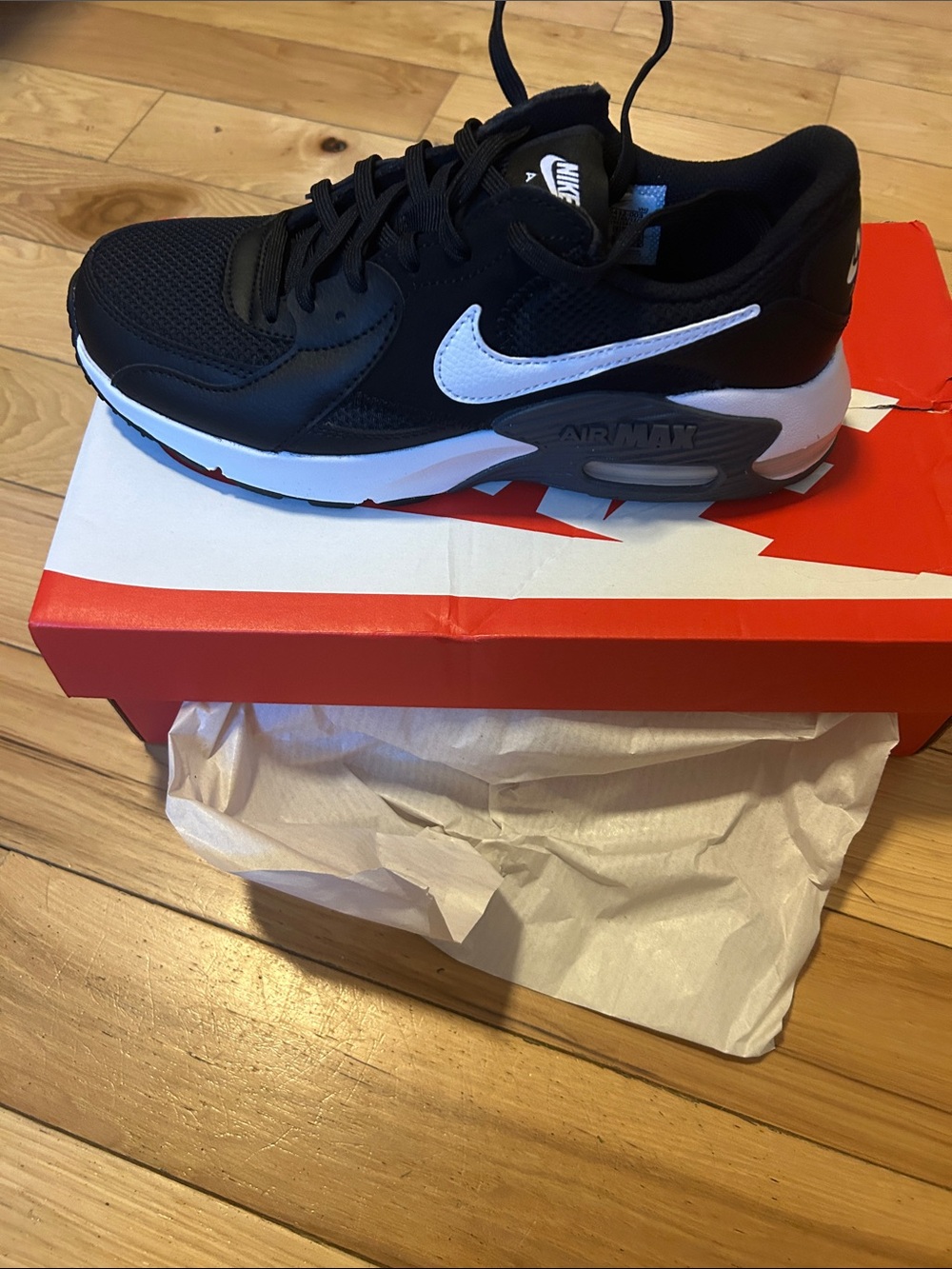 Nike Black and White Women's Air Max Inspired Athletic Sneakers